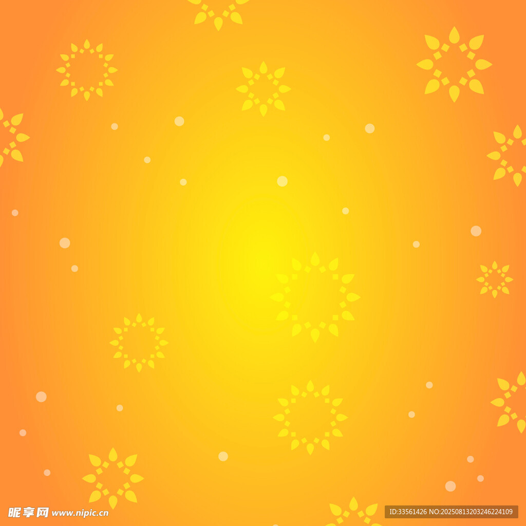 橙色背景图案