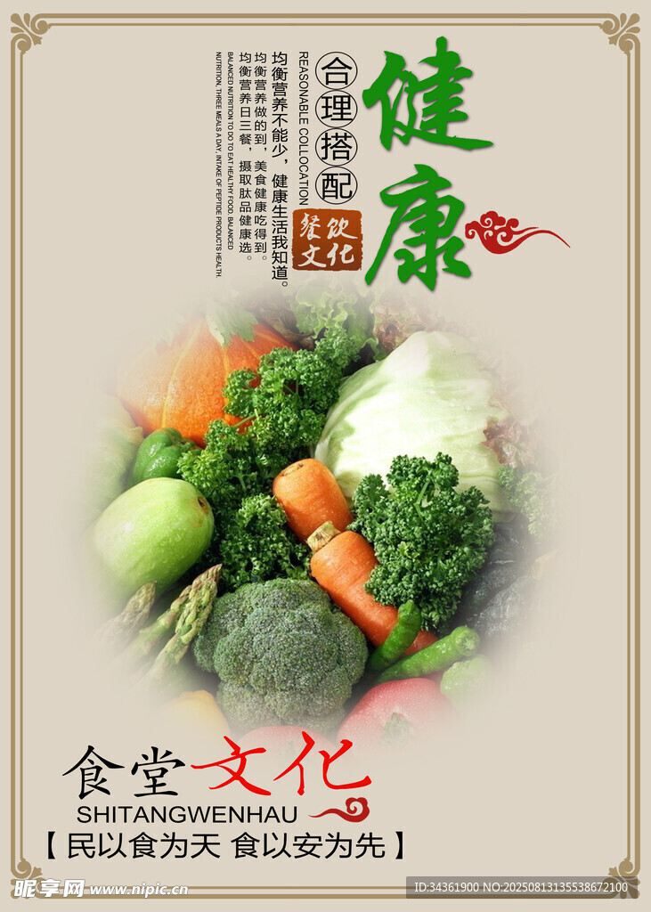 食堂文化展板