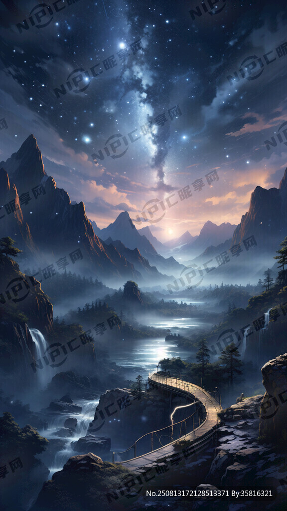 山水 星空 音乐