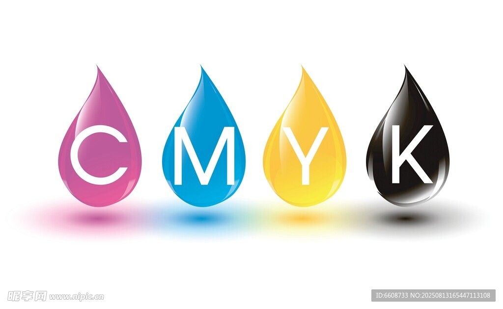 CMYK色彩模式图标展示