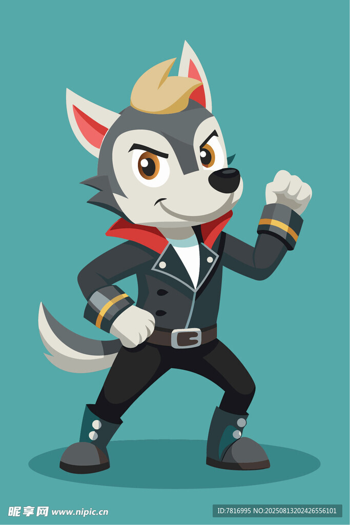 帅气警犬形象