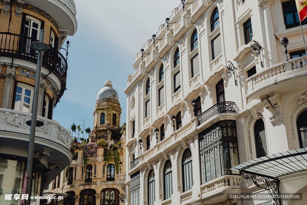欧式典雅建筑街景