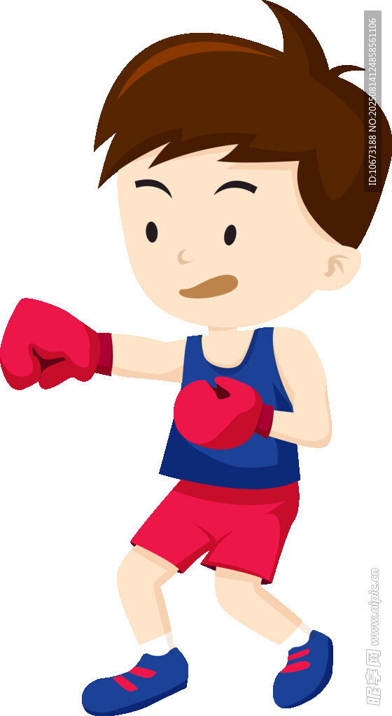 拳击小男孩