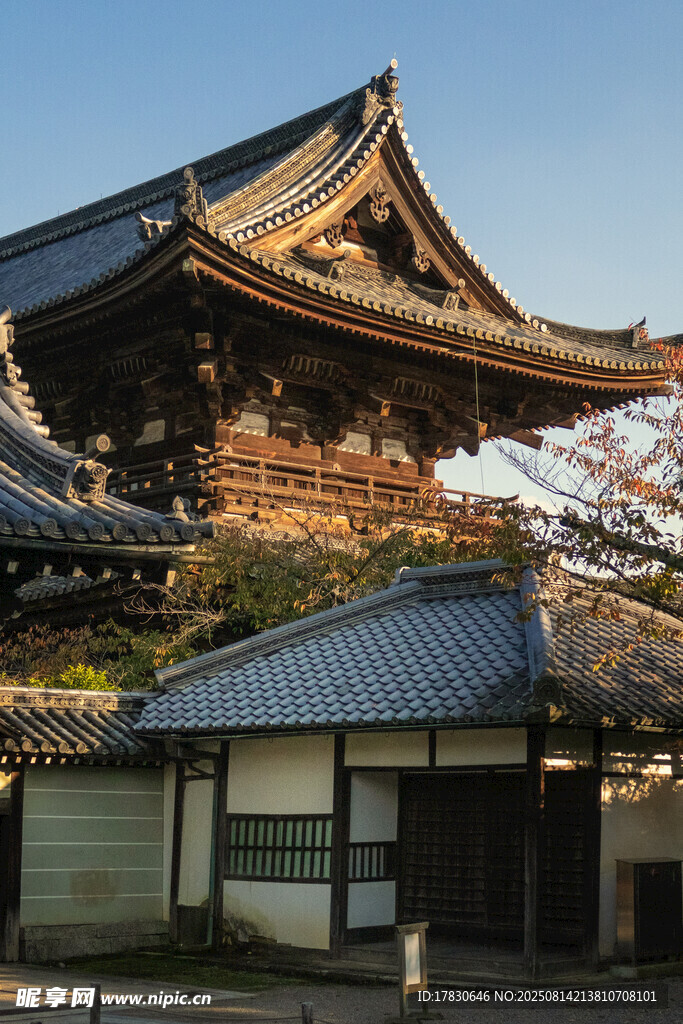日式古建筑景观