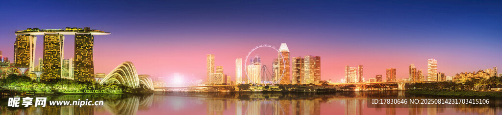 城市绚丽夜景