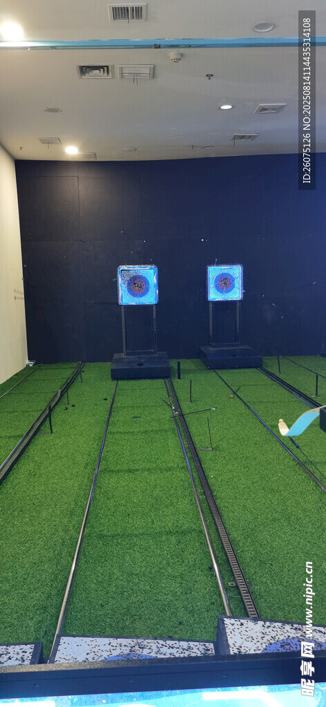 室内射击靶子场地展示