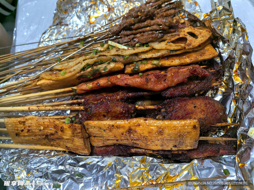 美味烤串诱人呈现