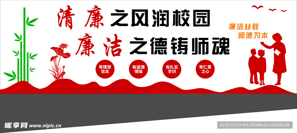 学校清廉文化墙