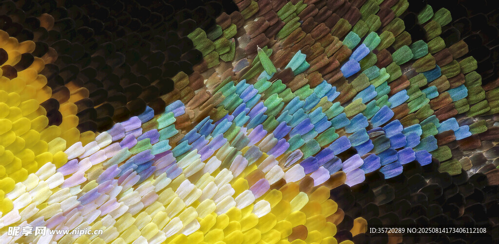 绚丽多彩抽象光影图案