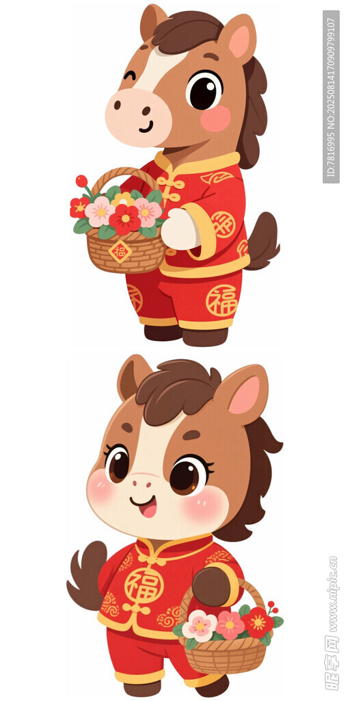 福运小马送年货