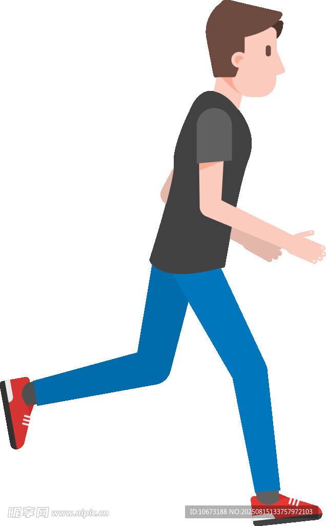 奔跑的男子