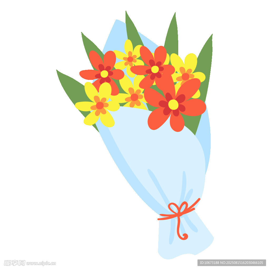 多彩鲜花花束