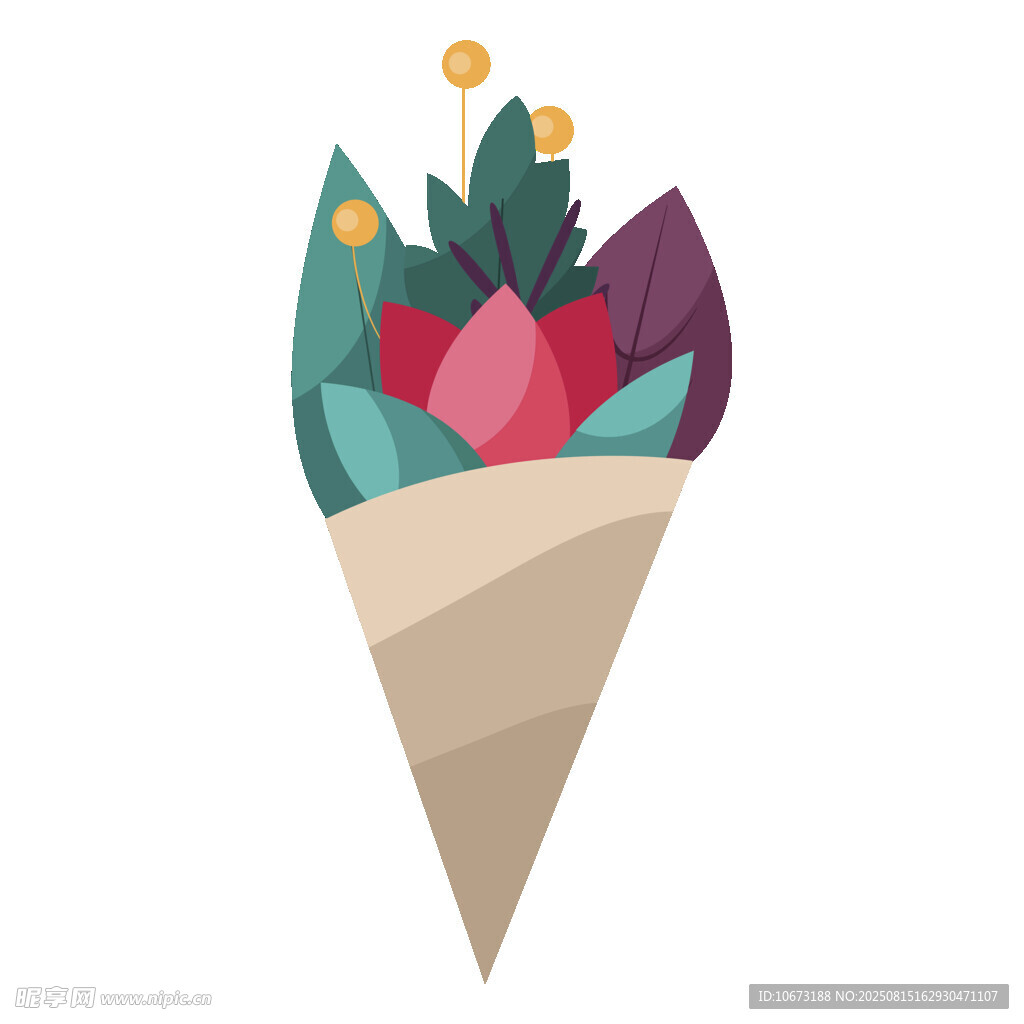 花束插画