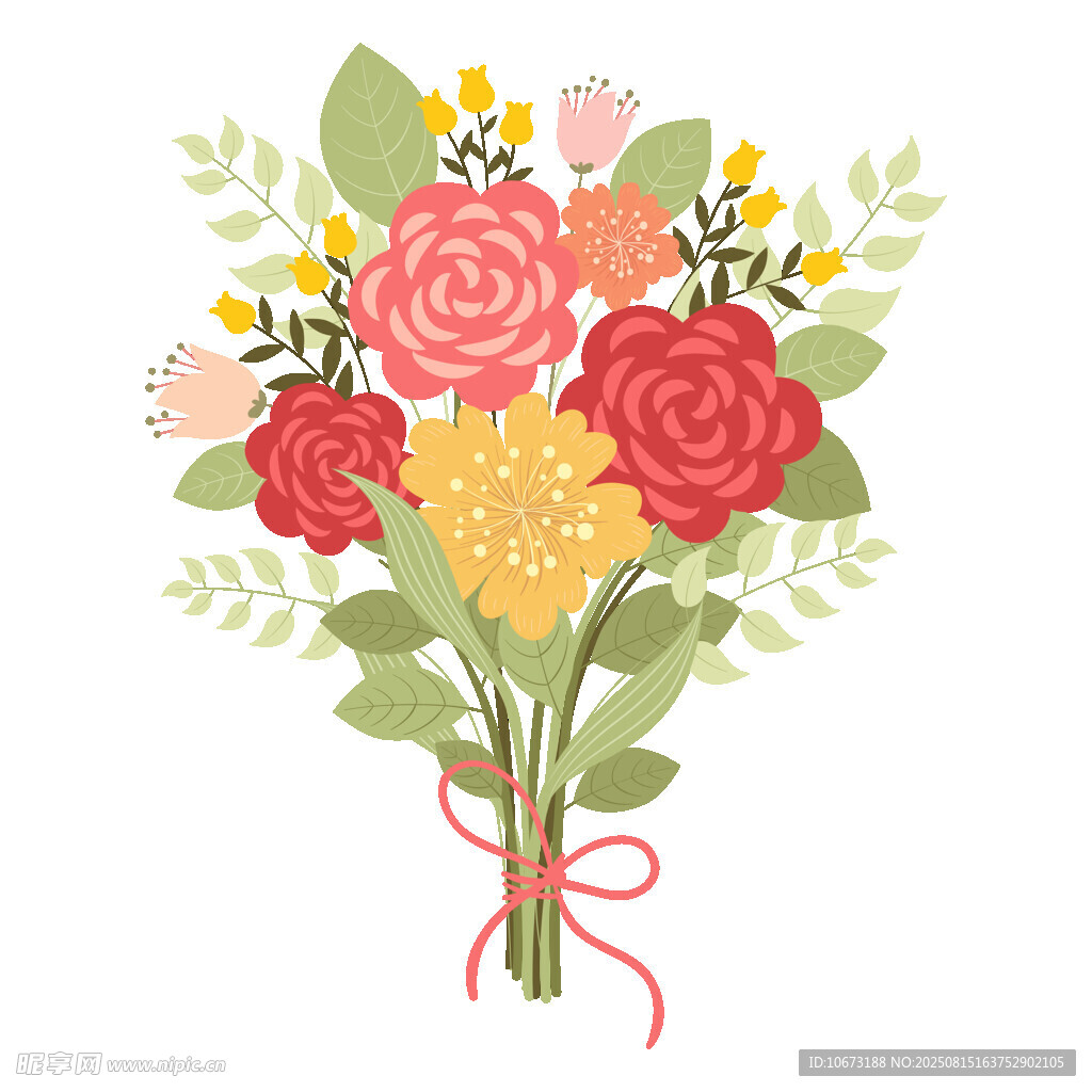 多彩鲜花花束