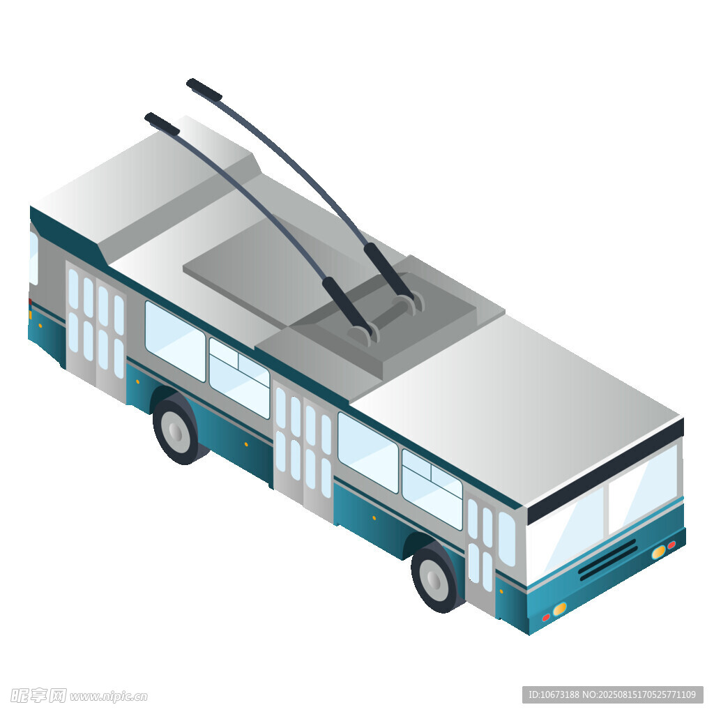 电动有轨电车3D模型