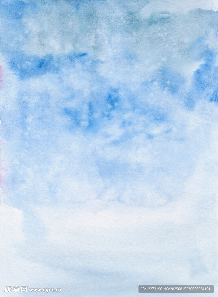 淡蓝色水彩背景纹理