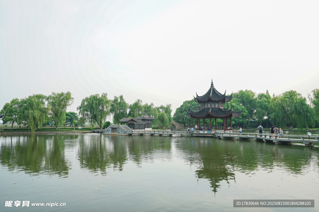 江苏周庄水乡建筑风光