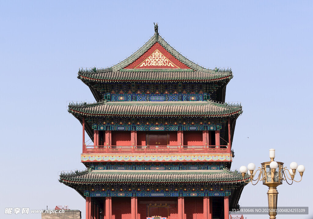北京古老钟楼建筑风采