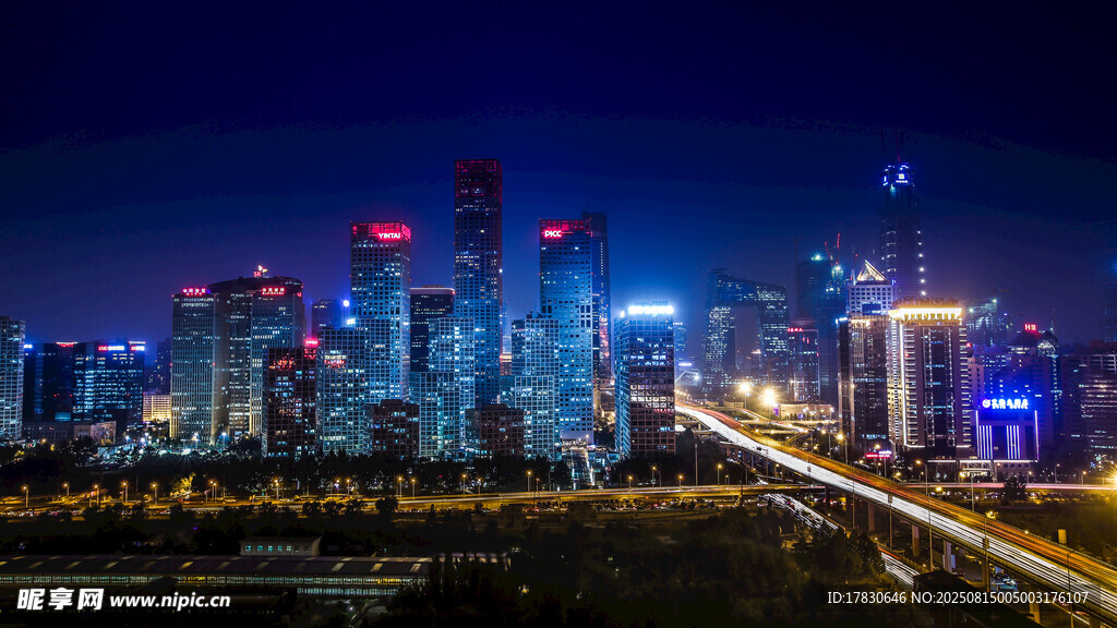 都市璀璨夜景