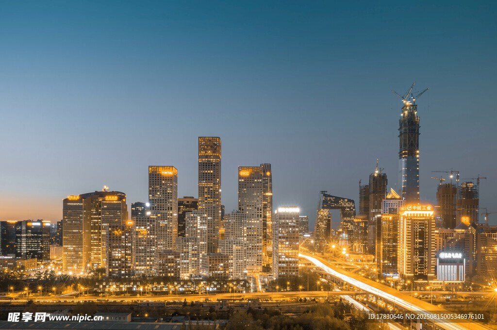 都市璀璨夜景