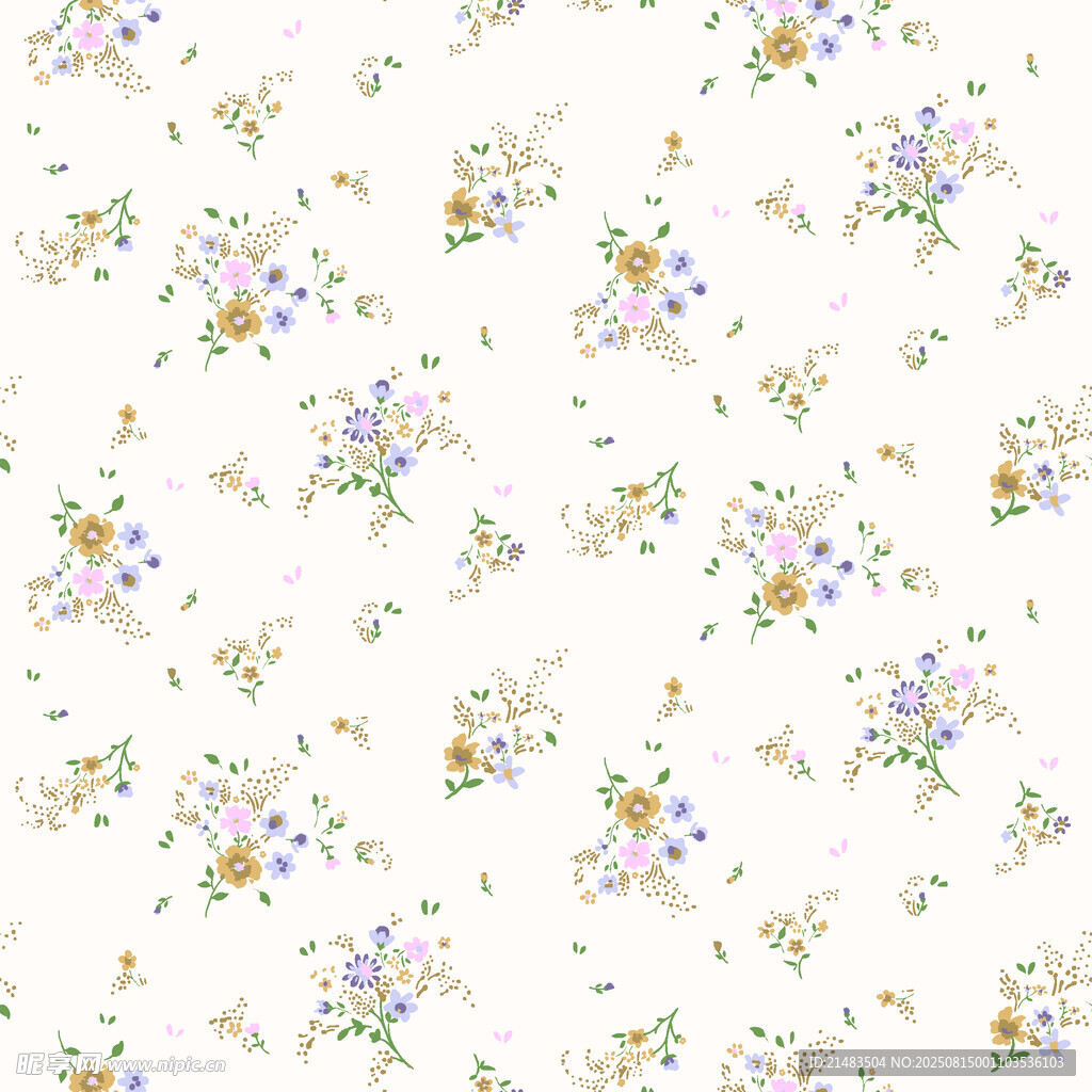 小碎花图案背景