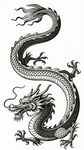 传统中国龙图案