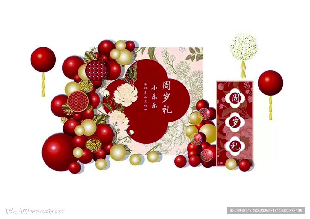 生日展板