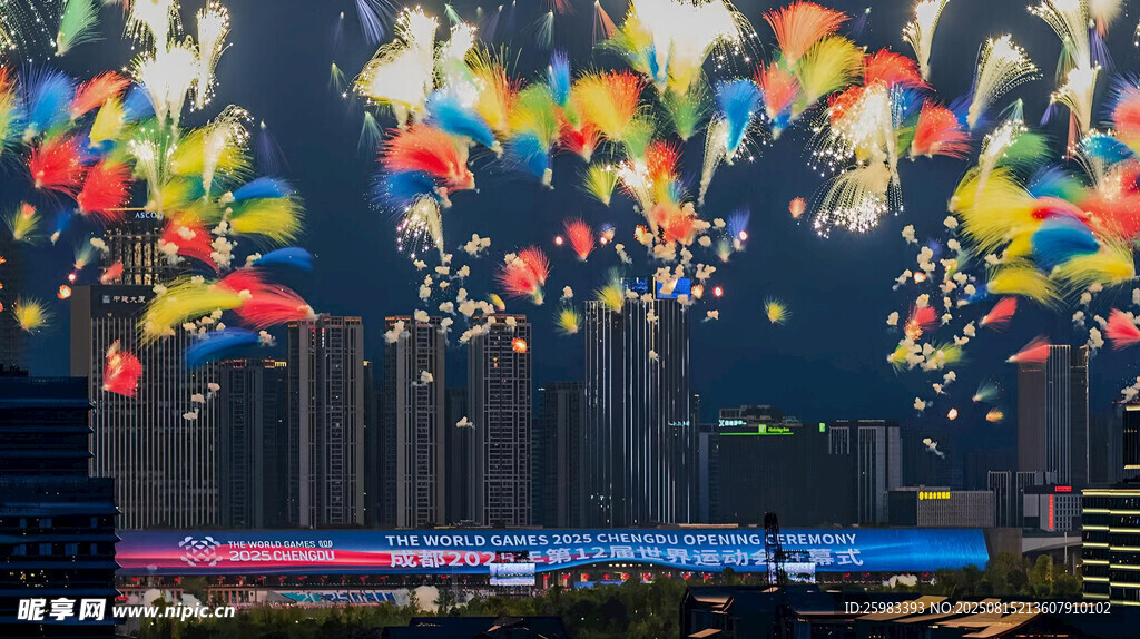 城市烟花