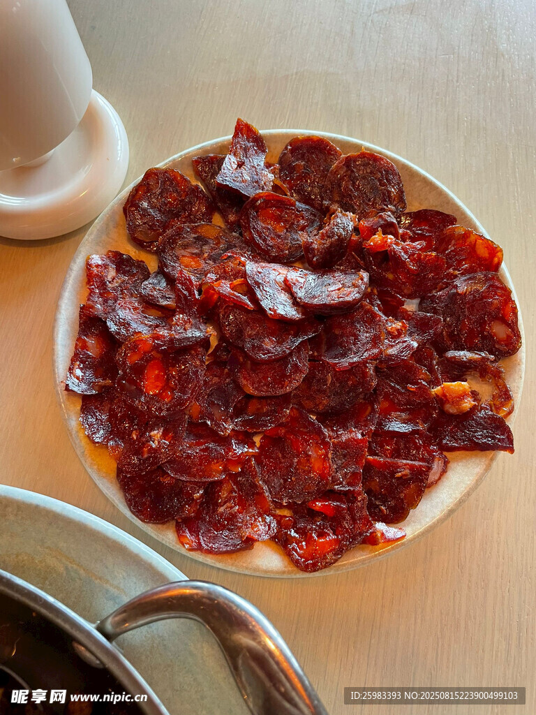 腊肠切片