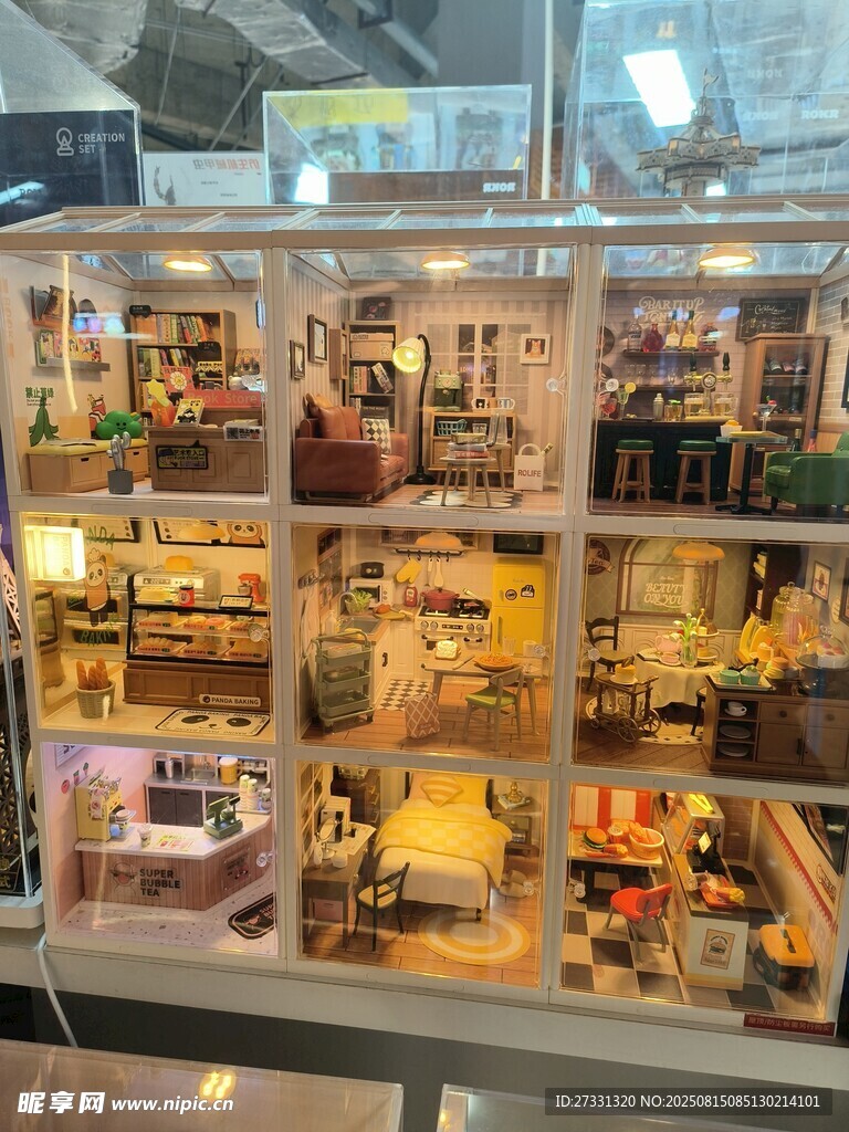 精致微缩场景模型展示