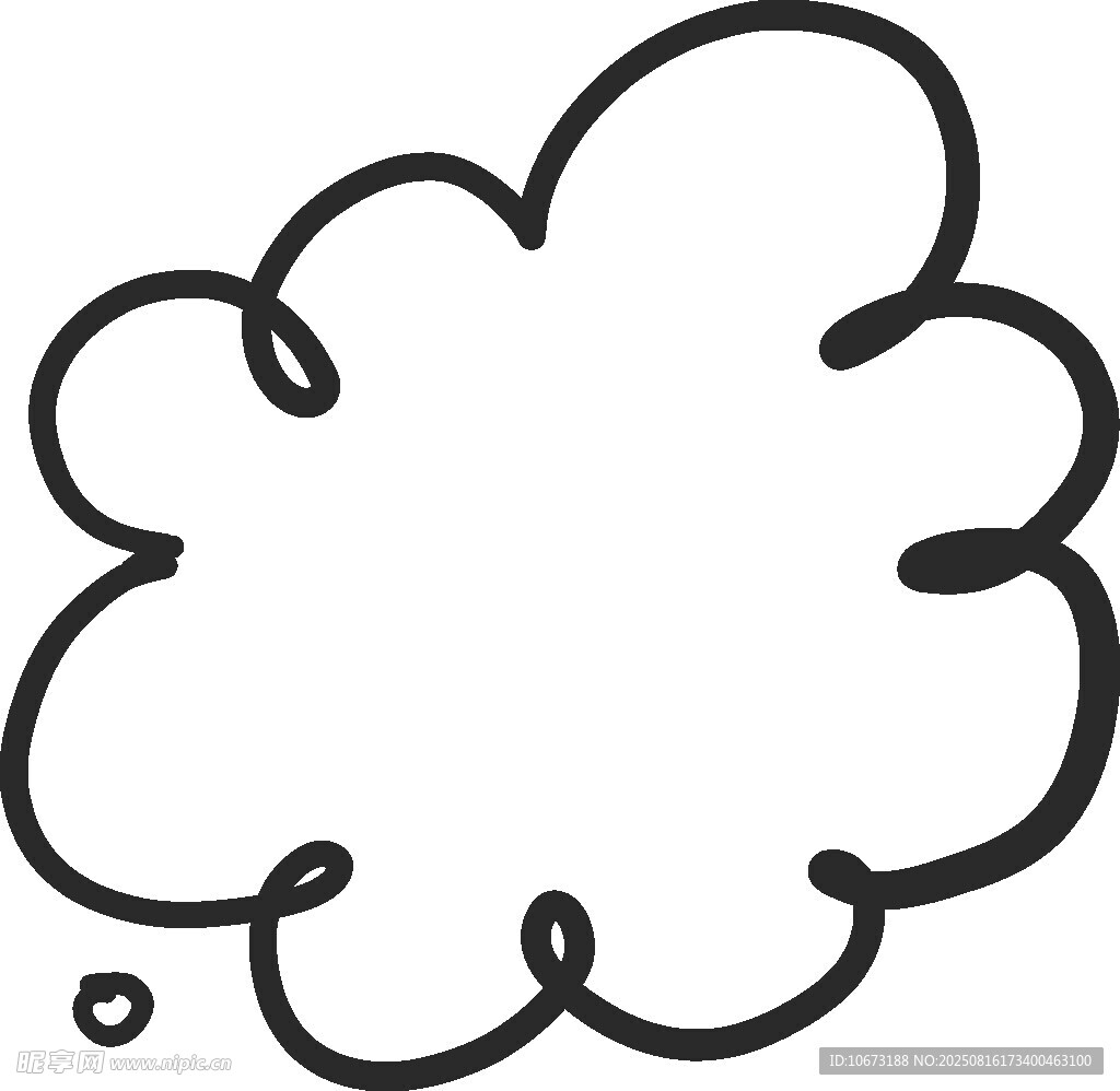 空白对话气泡