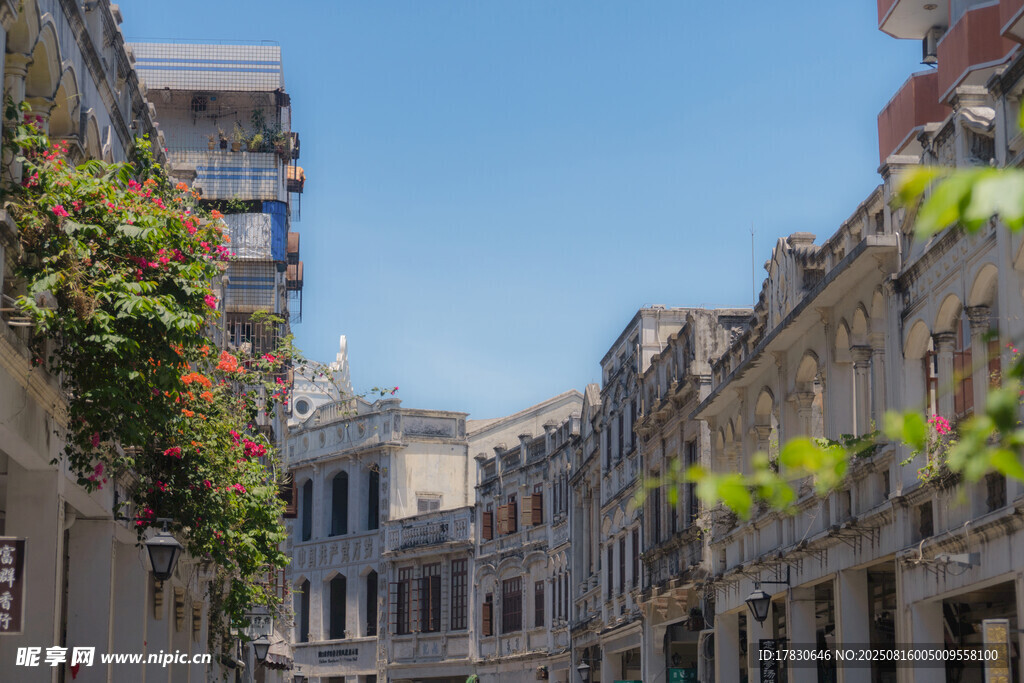 欧式街道建筑景观