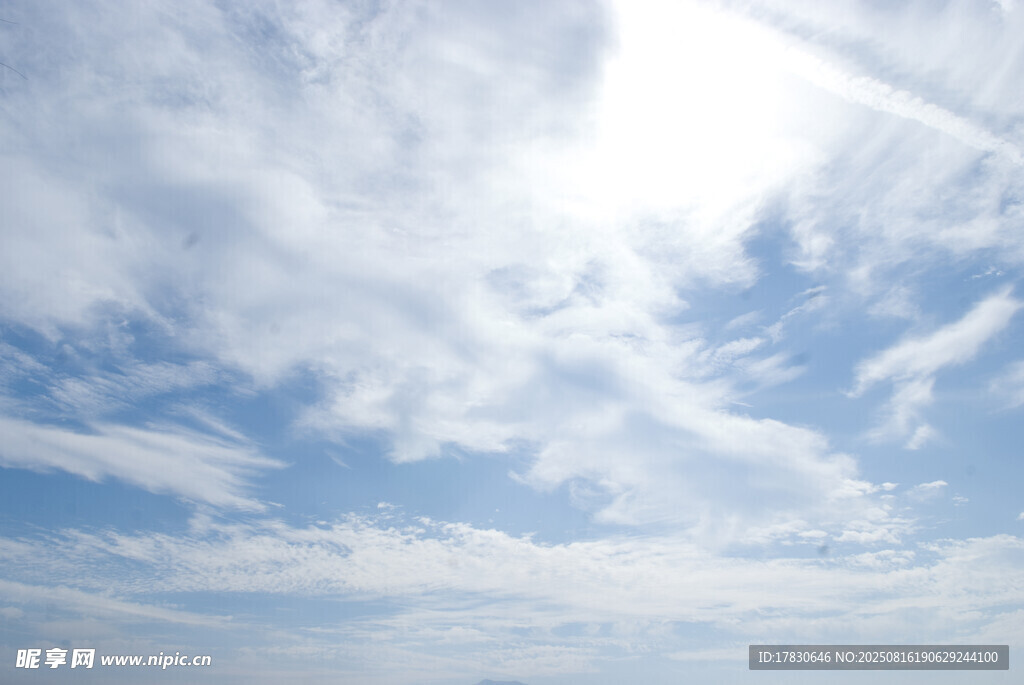 蓝天白云晴空美景