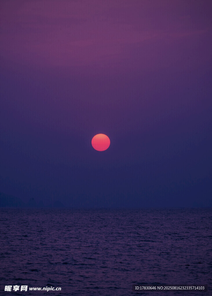海上落日美景