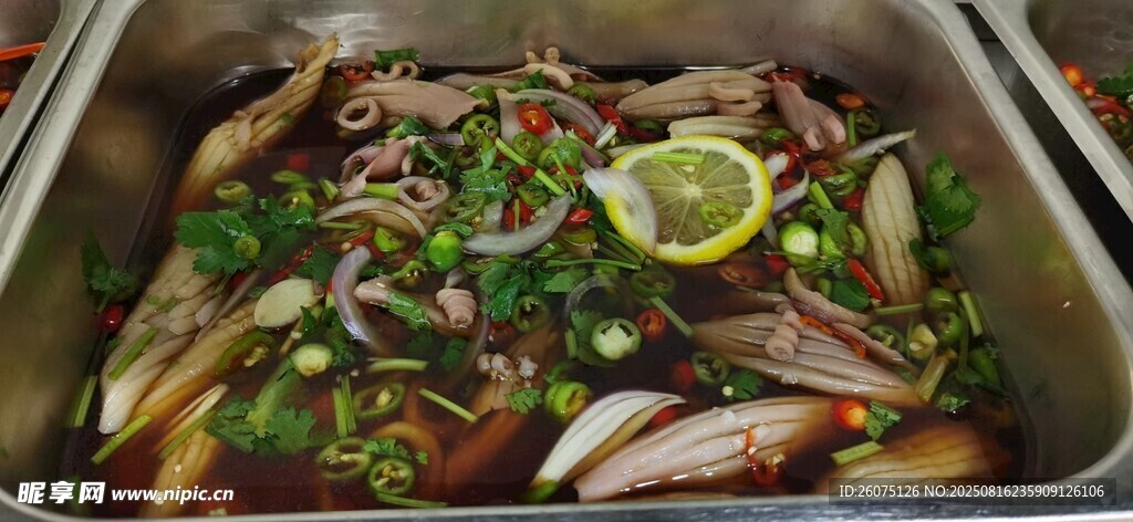 自助餐饮捞汁蛏子