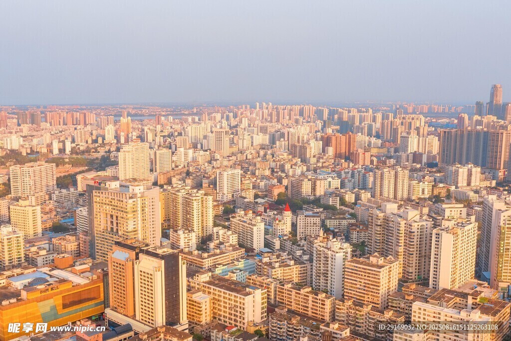 城市高楼景观俯瞰图