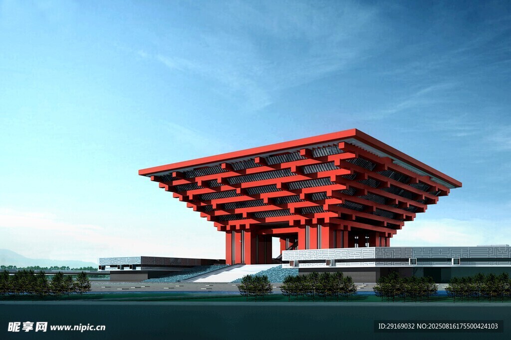 中国馆建筑景观