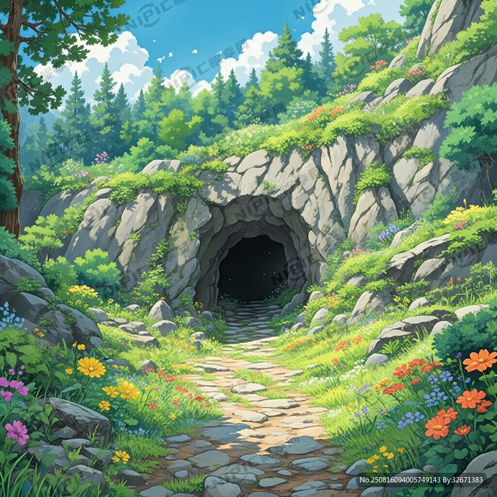 山洞口