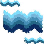 AI矢量水波浪水浪