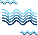 矢量AI水波浪波纹图案