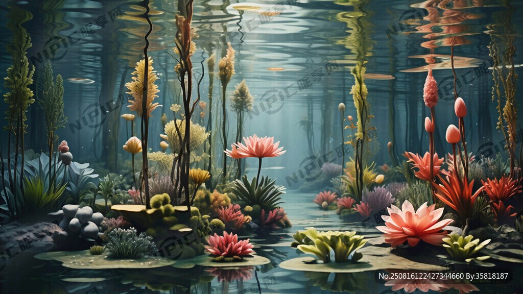 千姿百态的水生植物