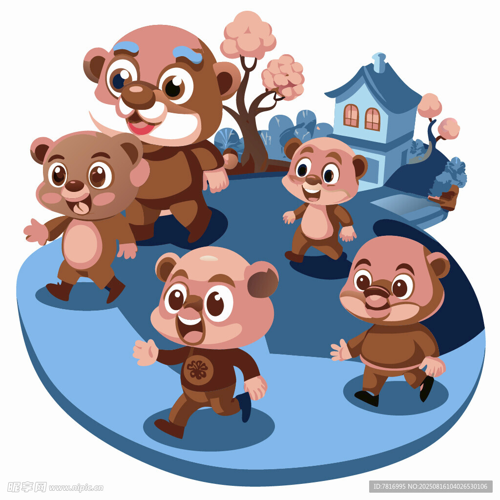 可爱小猴们的欢乐聚会