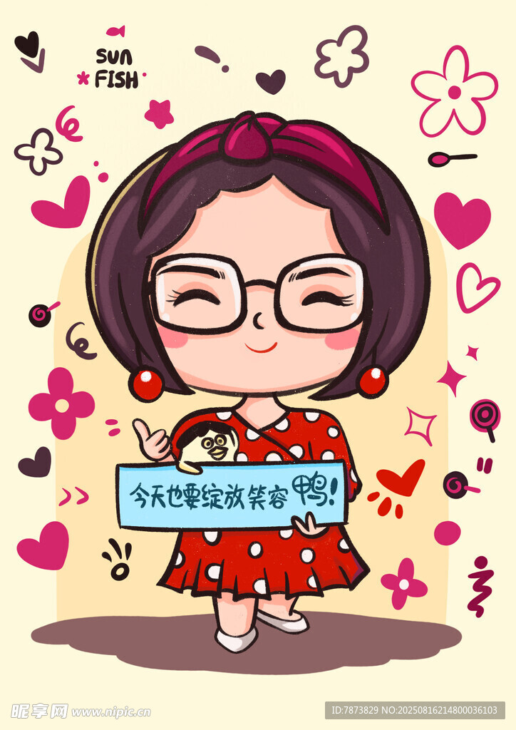 卡通女孩