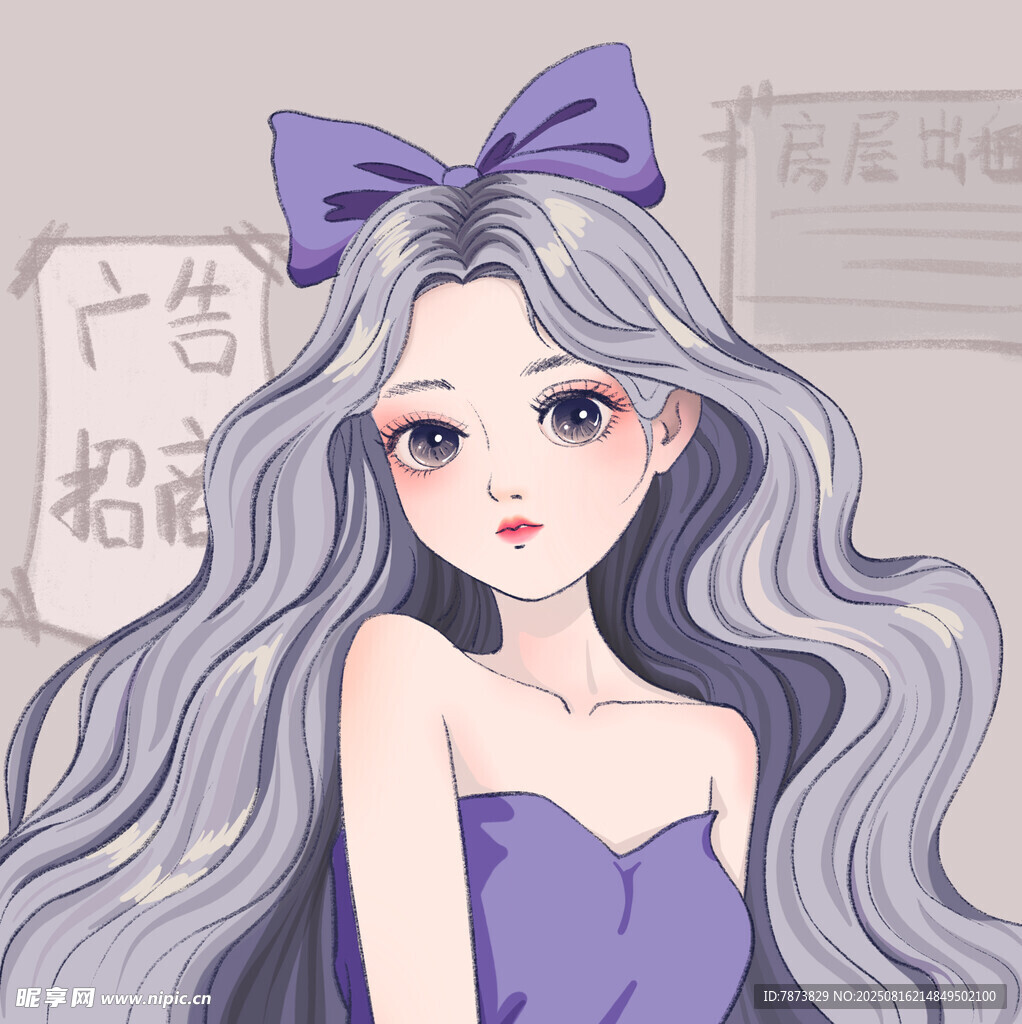 卡通女孩头像