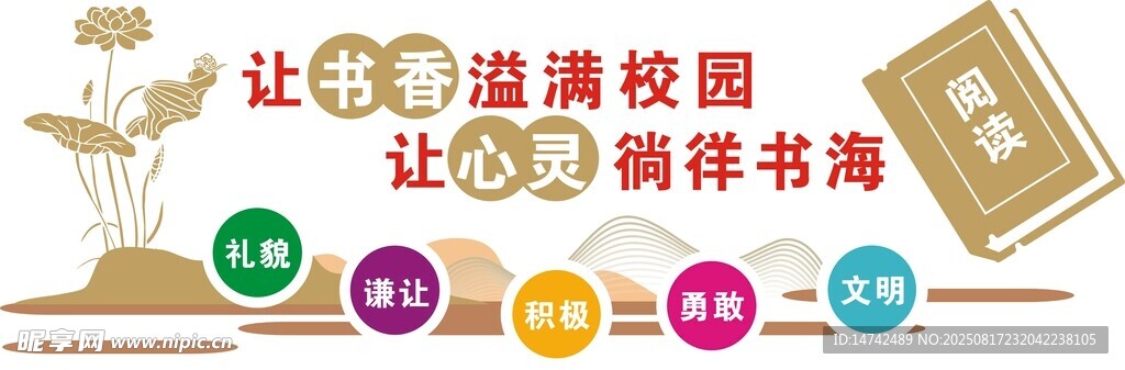 阅读文化墙