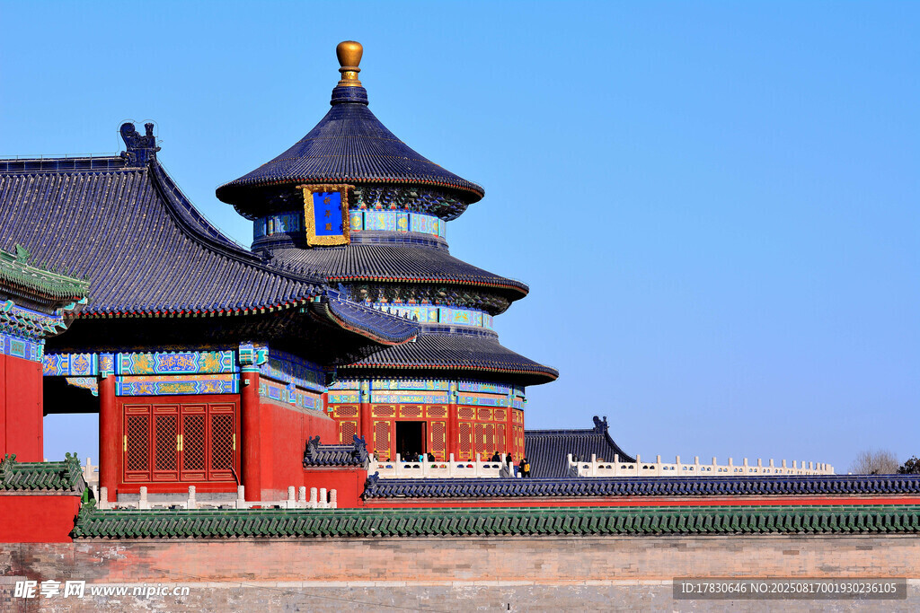 北京天坛古建筑景观