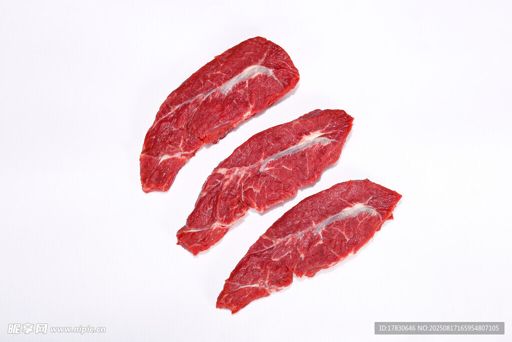 新鲜牛肉切片