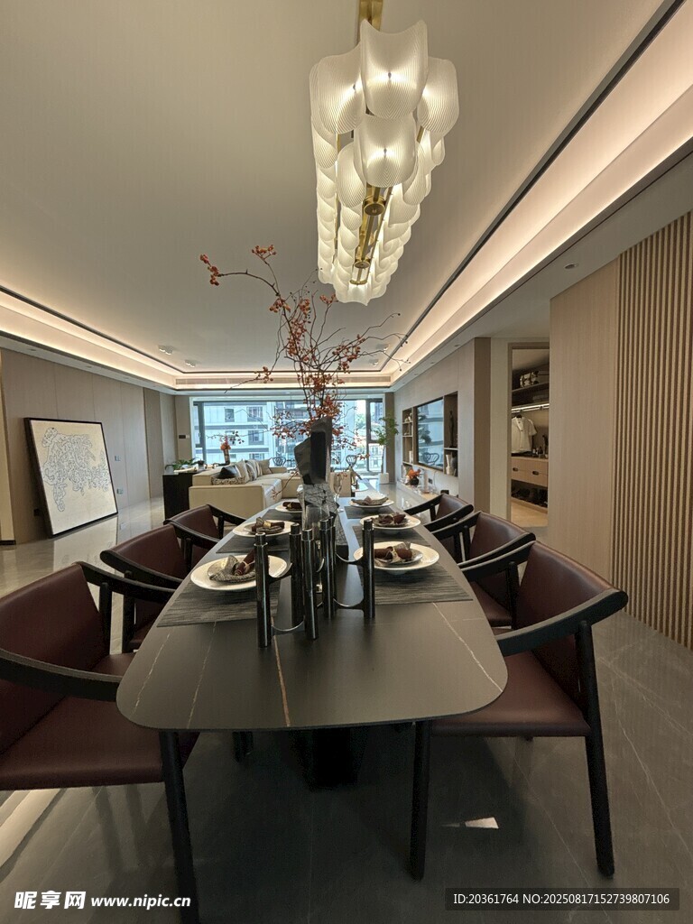 现代奢华餐厅室内装饰