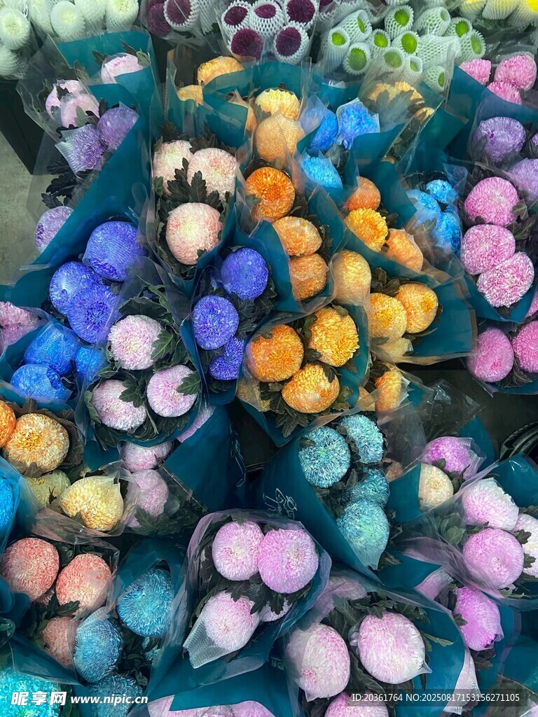 多彩花束