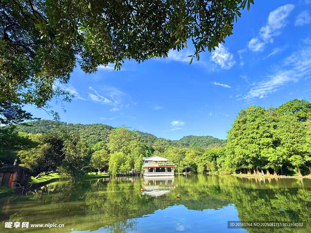 湖畔美景
